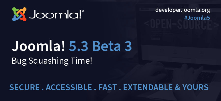 Joomla!® 5.3.0 Beta 3