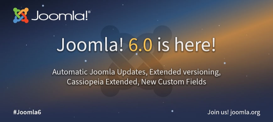 Rilasciate Joomla!® 6.0.0 e 5.4.0