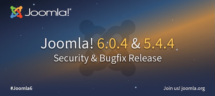 Joomla!® 6.0.4 & 5.4.4
